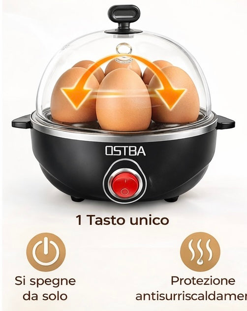 Cuociuova Elettrico Automatico OSTBA - Fino a 7 Uova