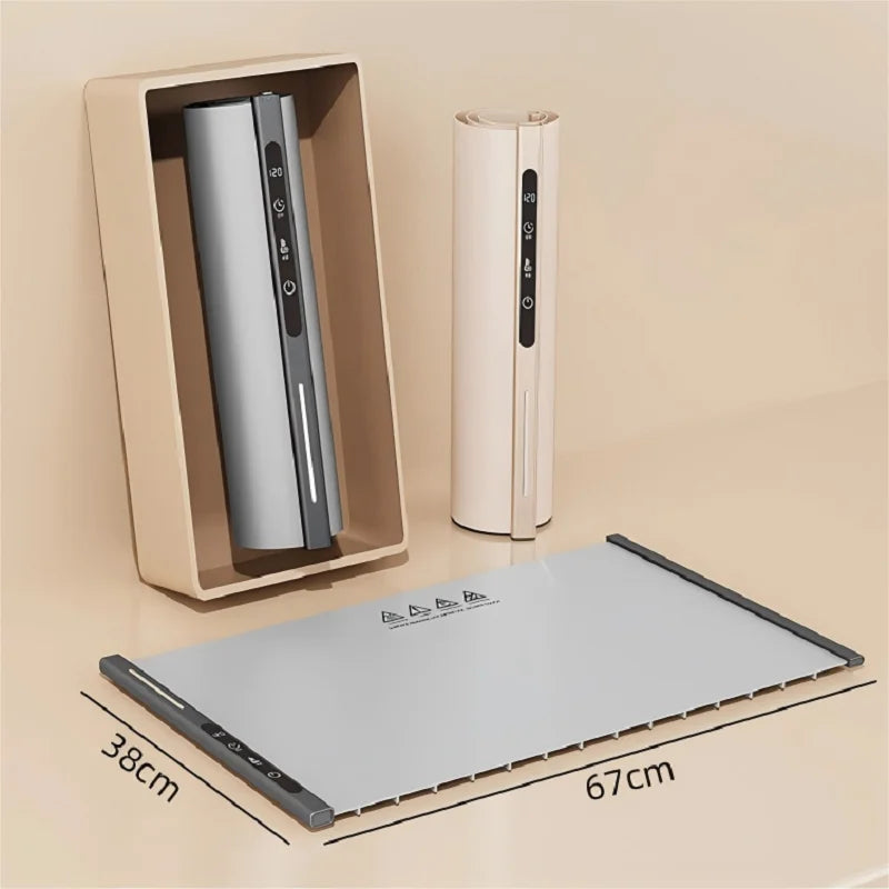 Portable Electric Food Warming Tray Foldable Warm Mat with 3 Temperature Settings Fast Full Surface Heating for Parties